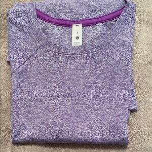 lululemon Classic Fit Purple Long Sleeve Shirt